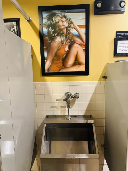 Back at Mission BBQ: the trough is hot, she is not by phillyotter