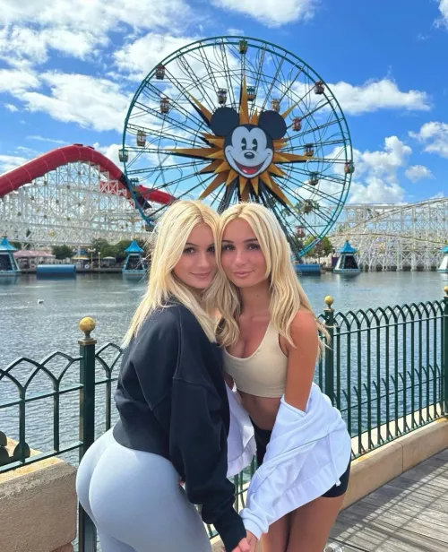 Blondes at Disneyland by dogsnolegs2