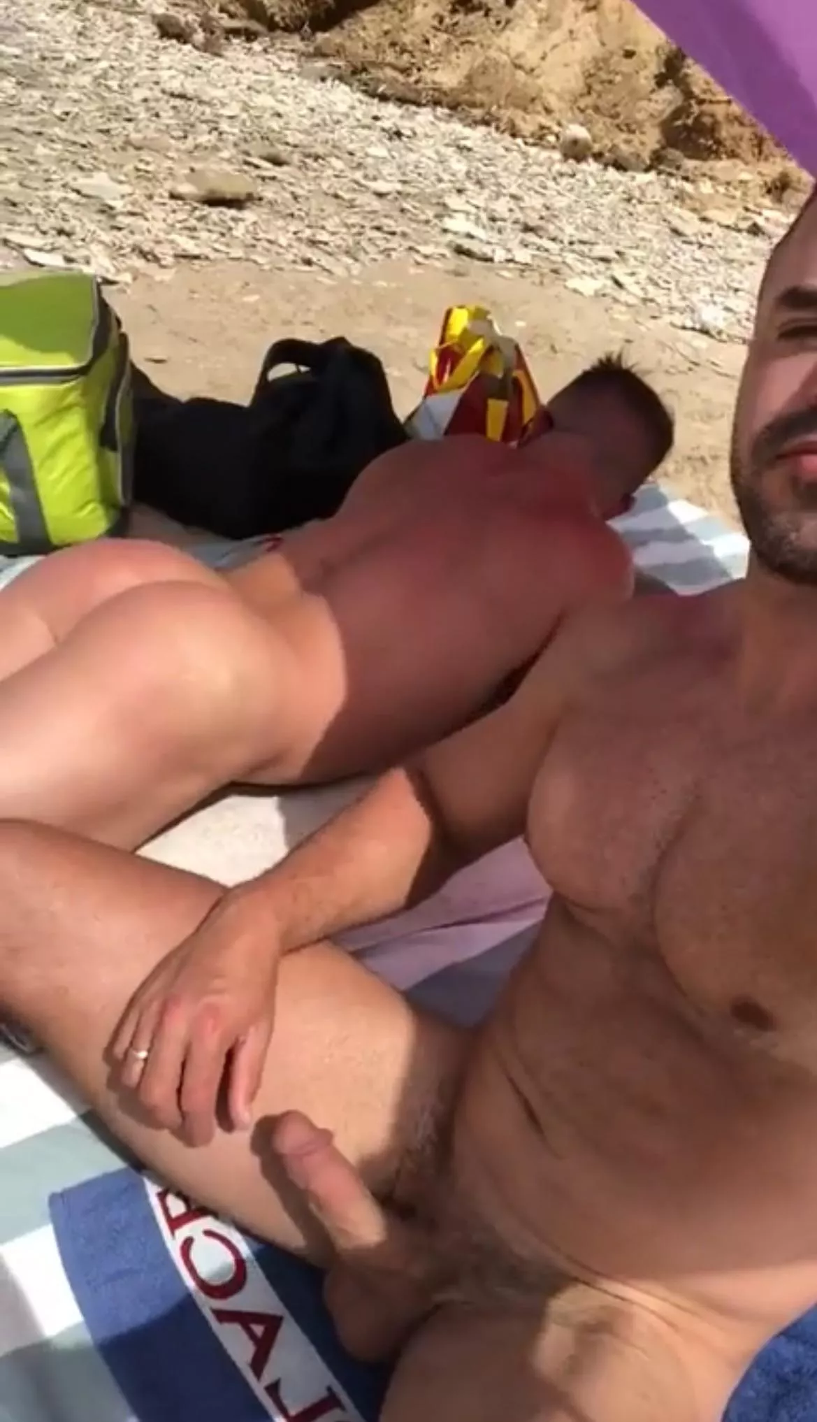 Enjoying bro day at the beach posted by p_dat1