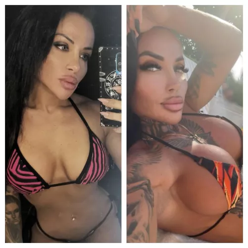 moved to Dubai and became a bimbo queen. new boobs, new lips make a new girl by rpoppy