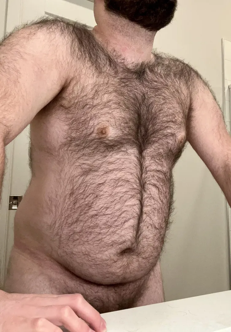 Scruffy bear on a Sunday morning by hornyhairypig