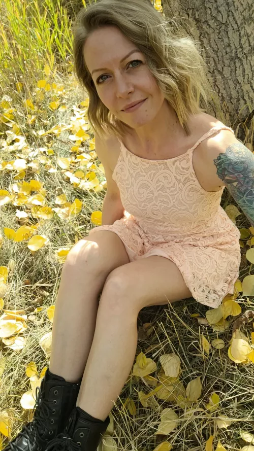 Taking a break on my walk by summersparkle86