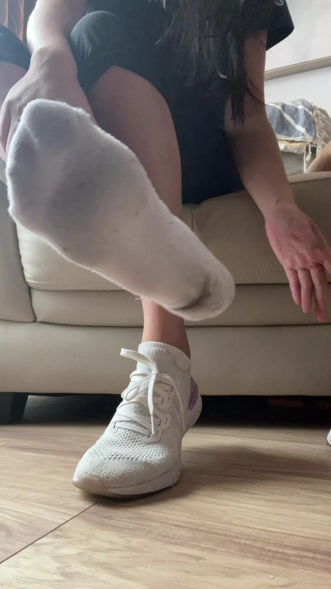 Those sweaty socks smell heavenly baby. Come take a sniff 💜 [Selling][US] posted by Silly-Asian-Kitty