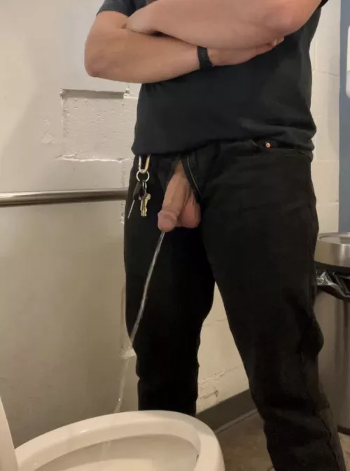 Took this in the restaurant bathroom by freakydeaky66