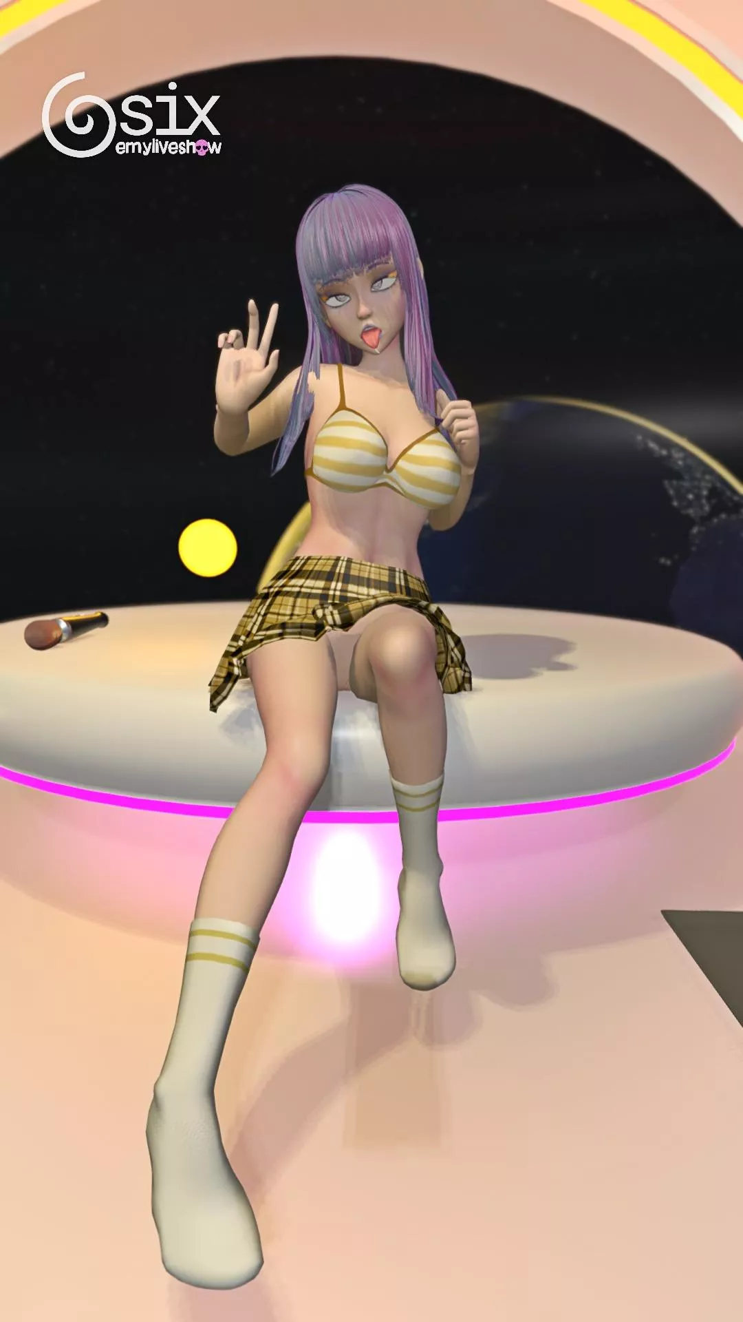 Wanna play with this space kitty? 😻 https://chaturbate.com/emyliveshow posted by EmyLiveShow