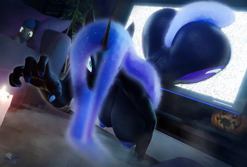 What would you do if she came out your tv? (Hoovesart) posted by Historical-Hyena8564