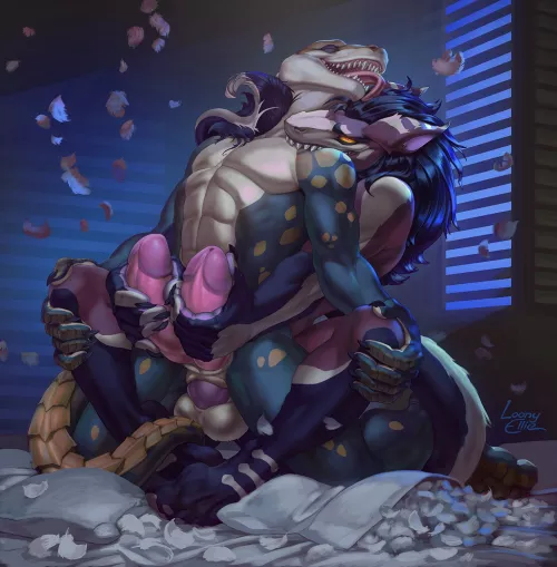 Wild night~ (Loonyellie) by TheGuyWhoDIdUrMom