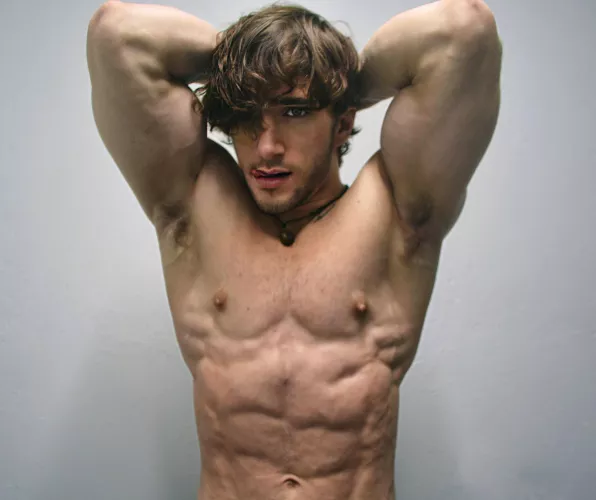 [25] Sweaty after hitting biceps and back HARD by Nickdoralmao