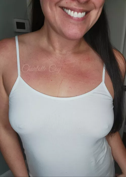 Braless and feeling flawless. by cc51817