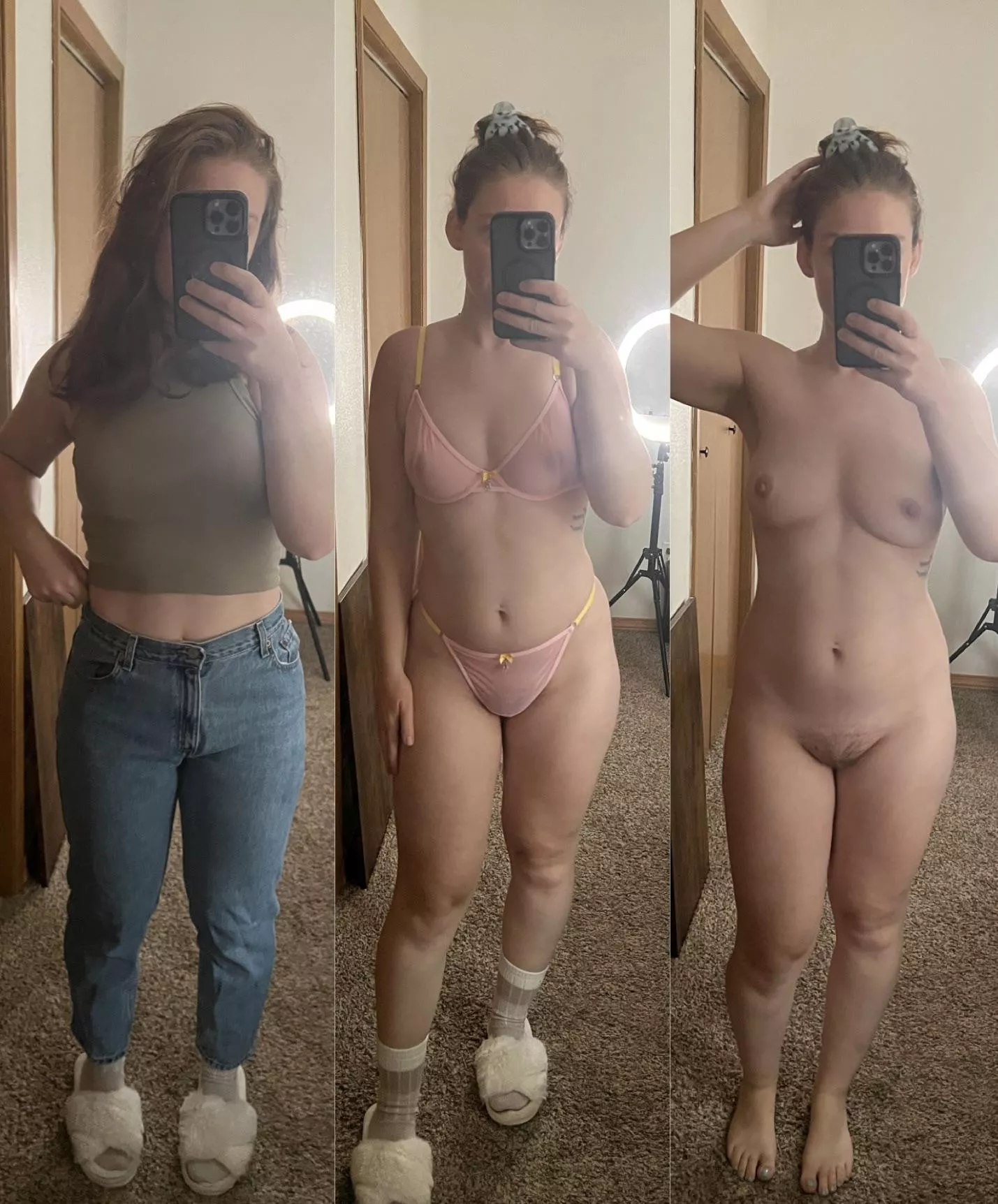 Clothed vs underneath vs full nude mommy posted by adorablelilli