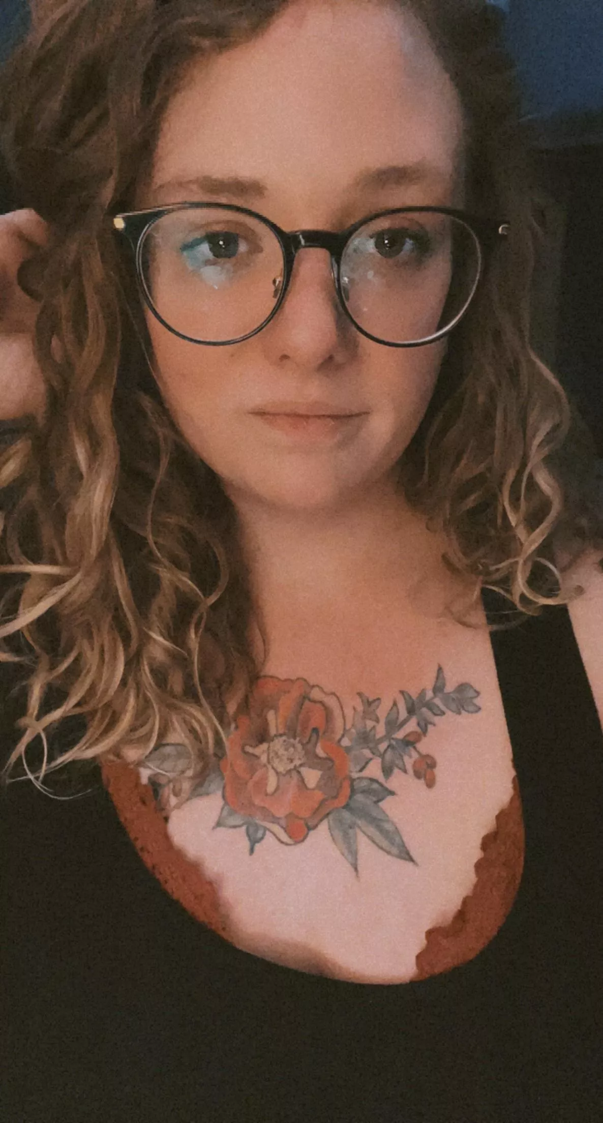 Glad Monday's over. How was your day? posted by Cutegirlwtheglasses