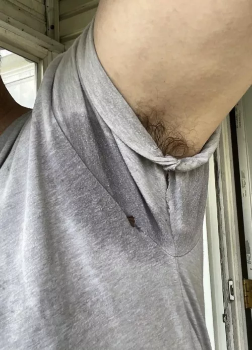 Love having pit hair peaking out by furry_vr