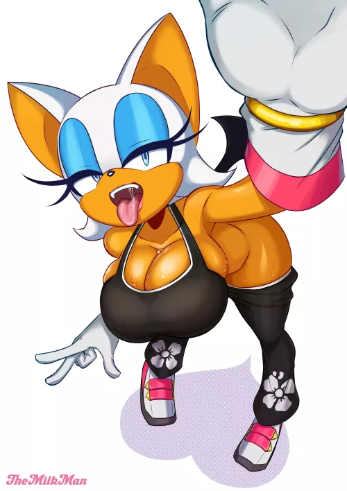 Rouge, Sonic Riders outfit (Artist:TheMilkMan) by White-Whiskey