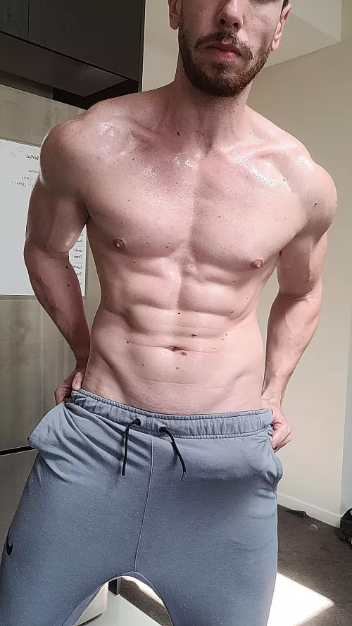 A little thank you to whomever invented grey pants by TheMaxMadd