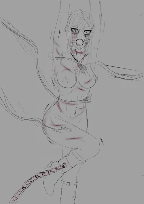 Captured Ciri Part 2 by me by SchmendrikSchmand