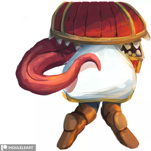 Frieren Huge Ass in Mimic Chest by ArtXLele