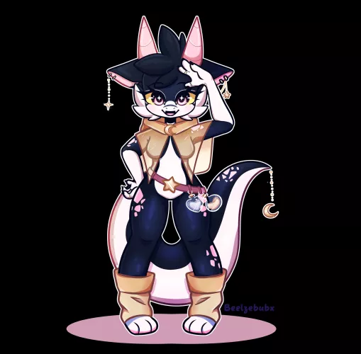 hope kobolds are allowed! here's a custom design I made for someone :D (OC) by Beelzebubx_