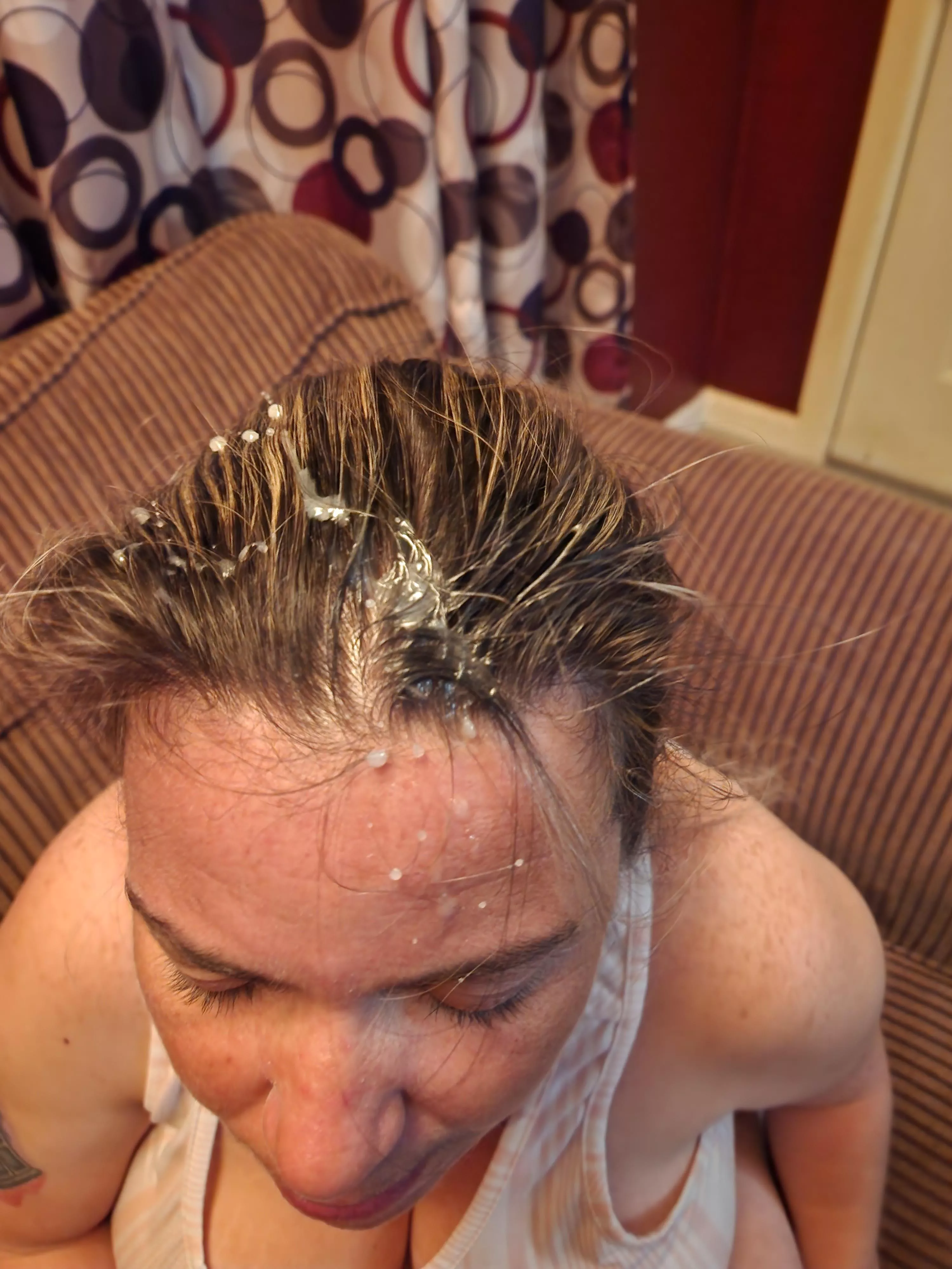 I love getting my hair and face messy 🥵🤩 posted by sharingstone