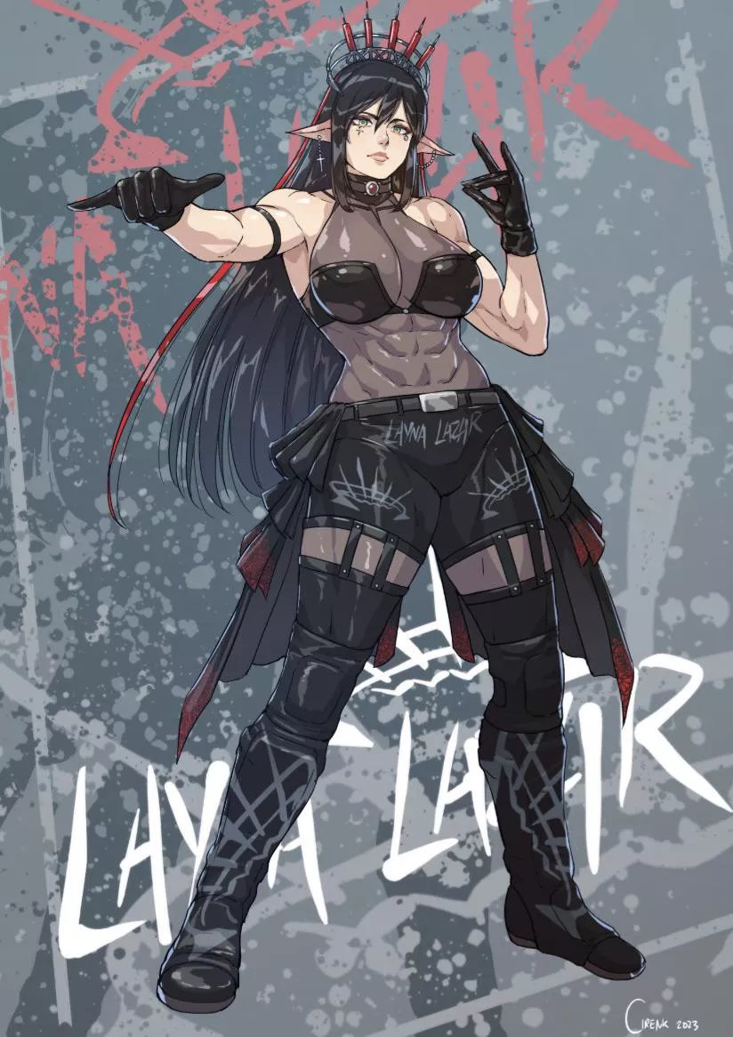 Layna Lazar by Drake Kross posted by SpacelessWorm