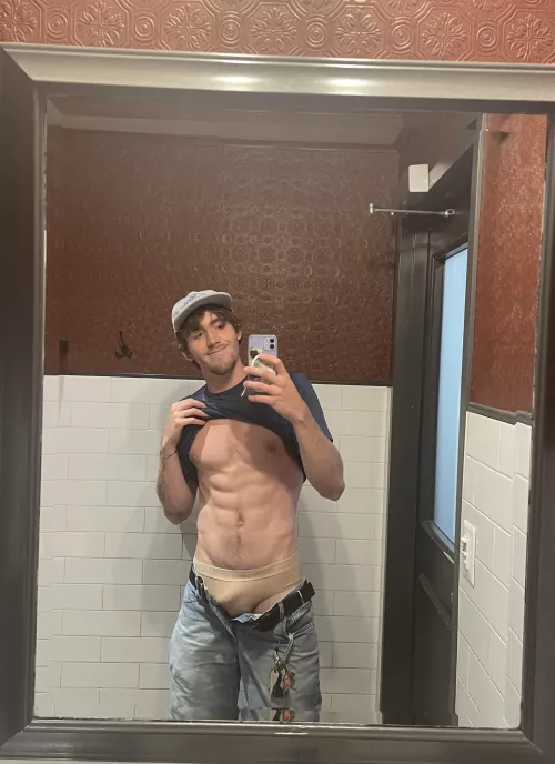 Love a pair of tight undies to show off my bulge;) by Winter-Ask4543