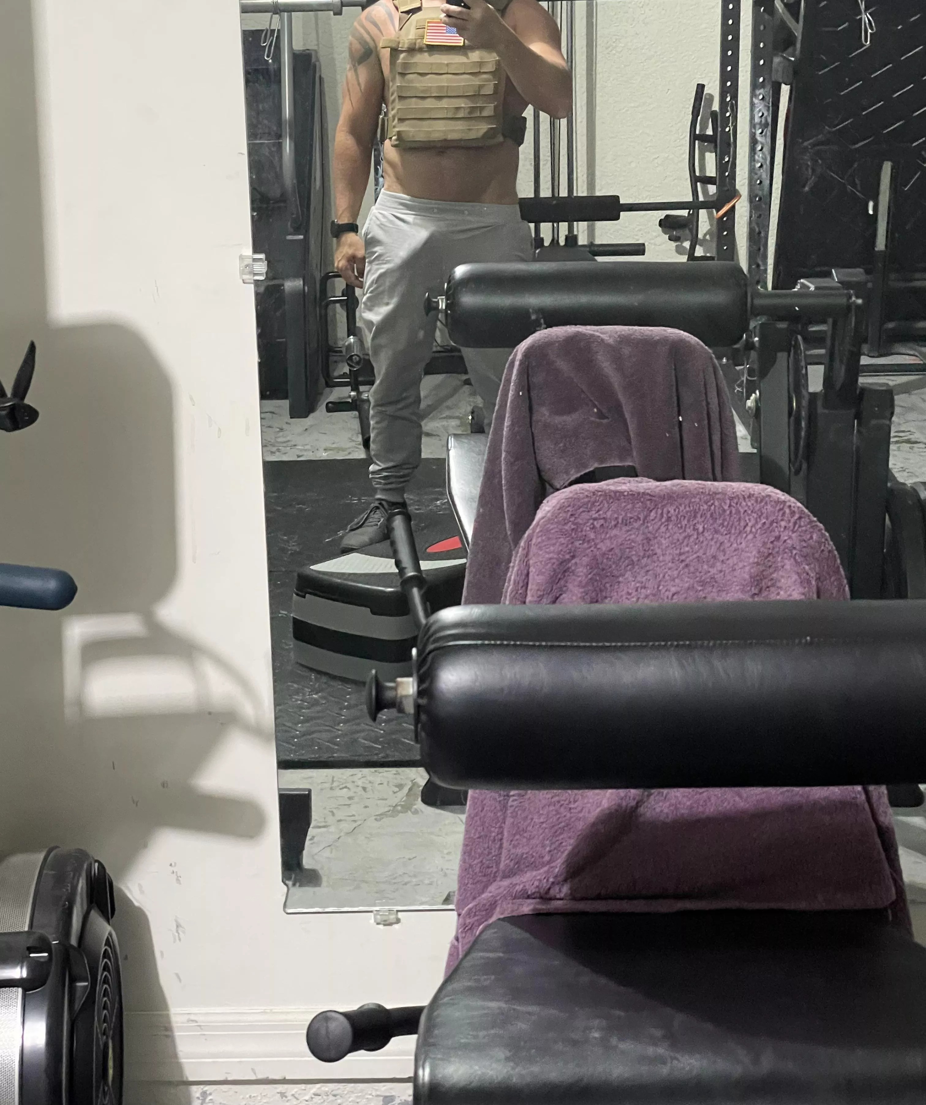 [m] another chilly workout with vest posted by banditoyme