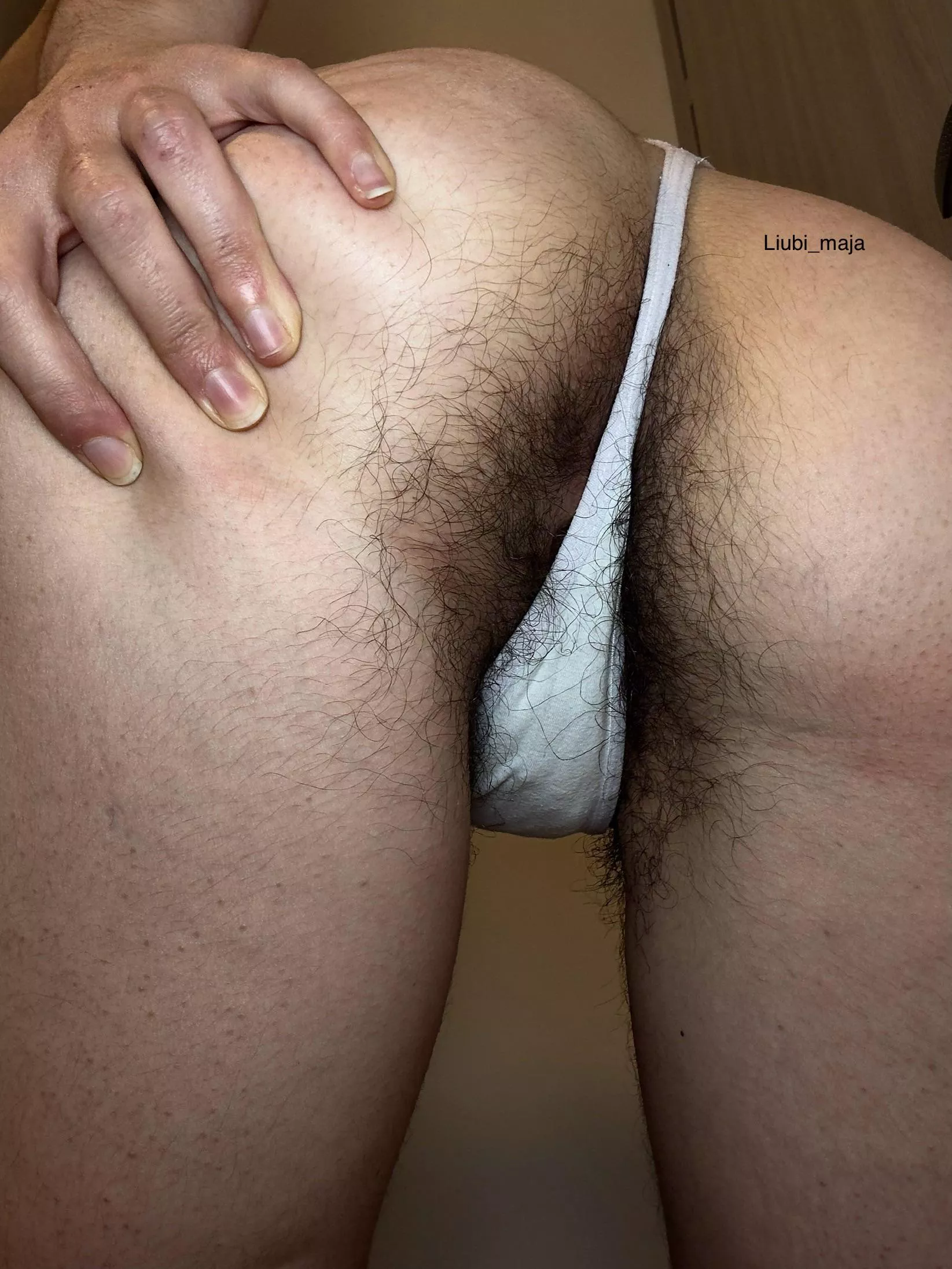 My boyfriend doesn't like my [h]airy ass a lot. Maybe you do? posted by Liubimaja4u