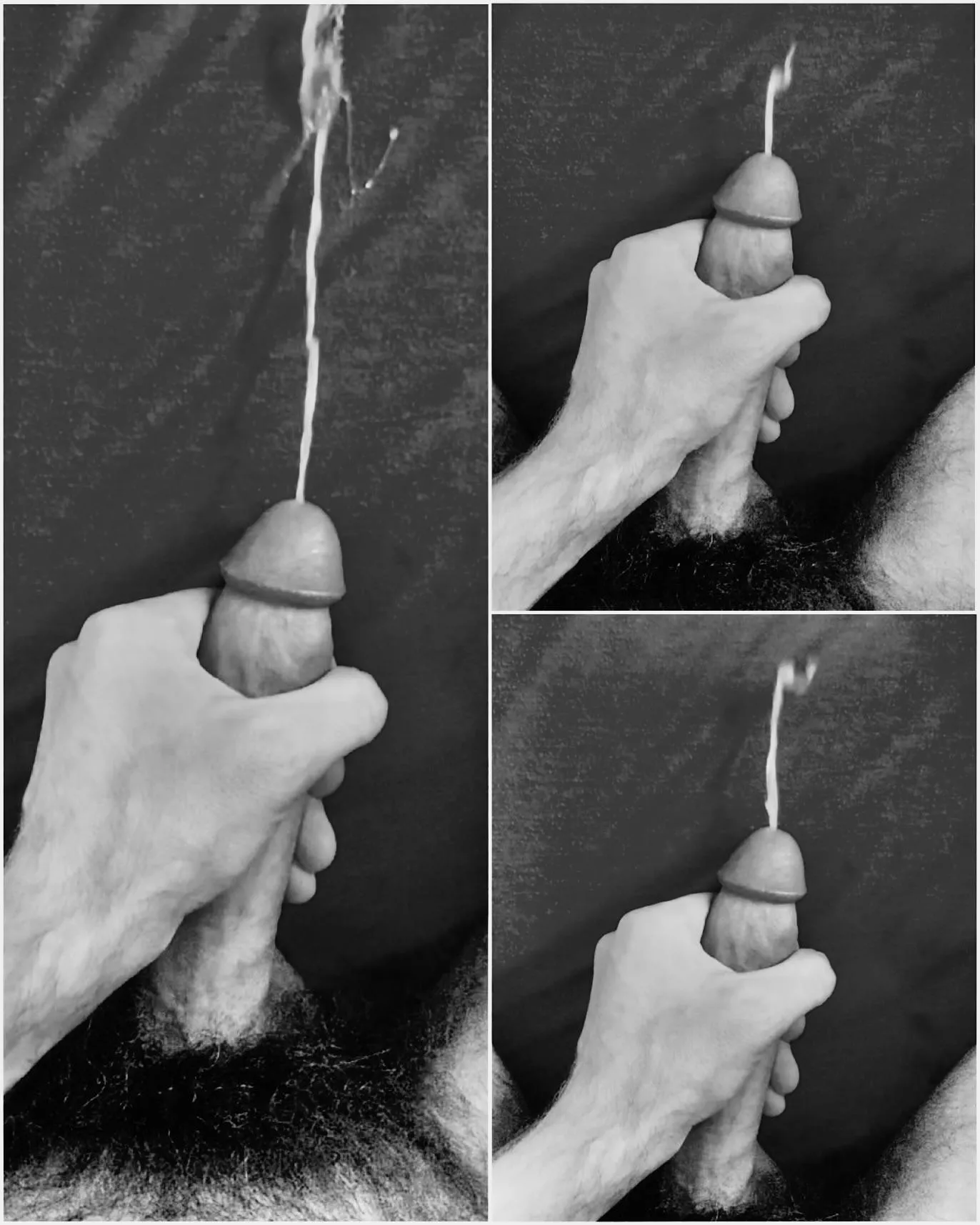 My hairy li'l guy shootin' a load... posted by jerseyjaxoff