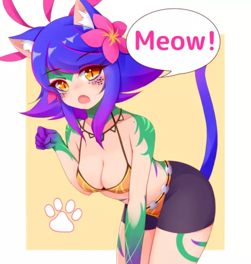 Neko Neeko (ayatori) by h_anime_lover