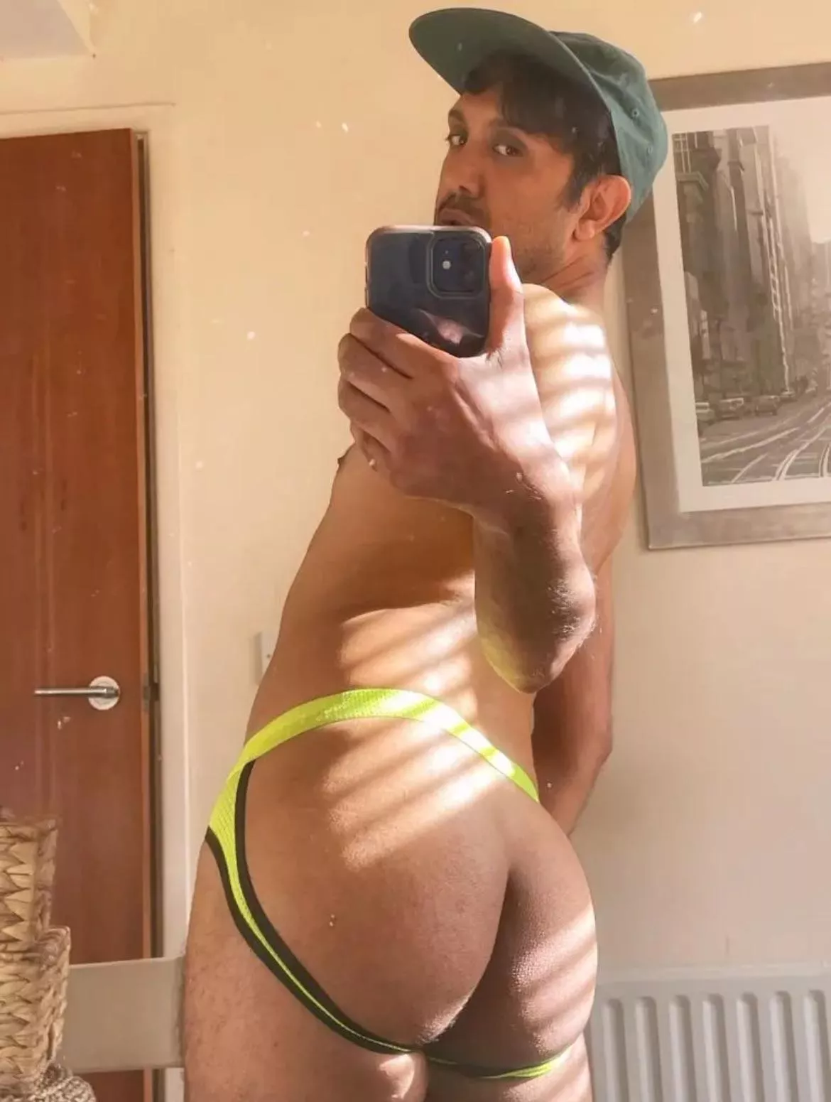 neon jockstrap in the sunlight.. posted by cockpig666