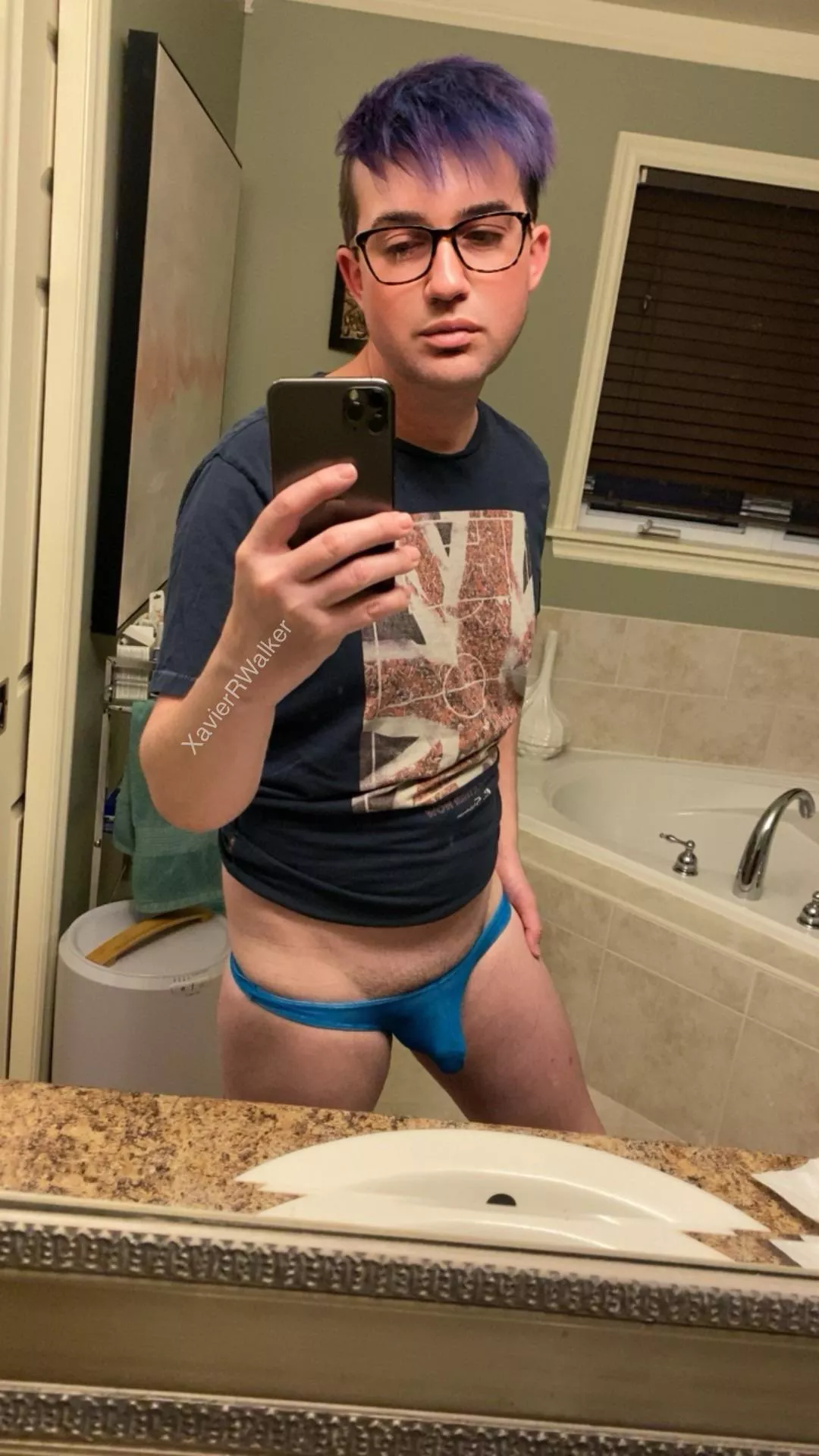 (NSFW) one sleepy boy in a thong. That ok? posted by XavierRWalker