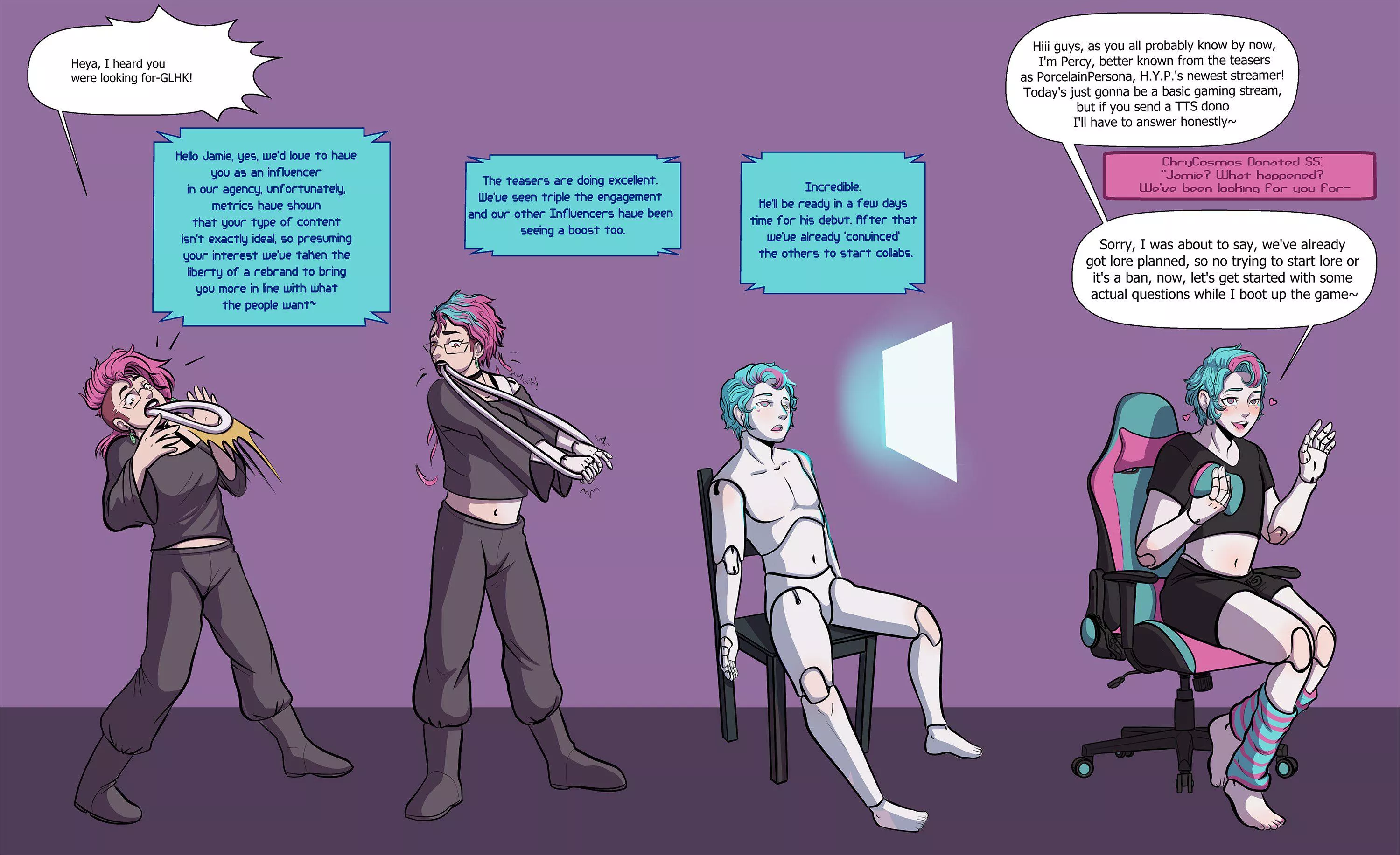 On the bright side he makes a pretty doll! (Art by MaraMoose) posted by limeflavoredapplepie