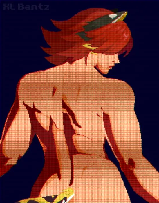 Pixel Catgirl on the CRT (OC) posted by BigBanter