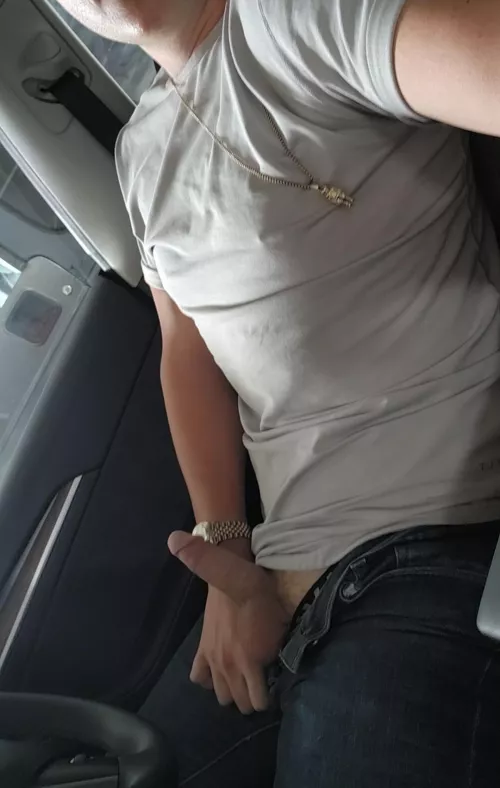 Saw a hot dad at Target. Throbbing in the parking garage 🥵 by mostlystraightfella