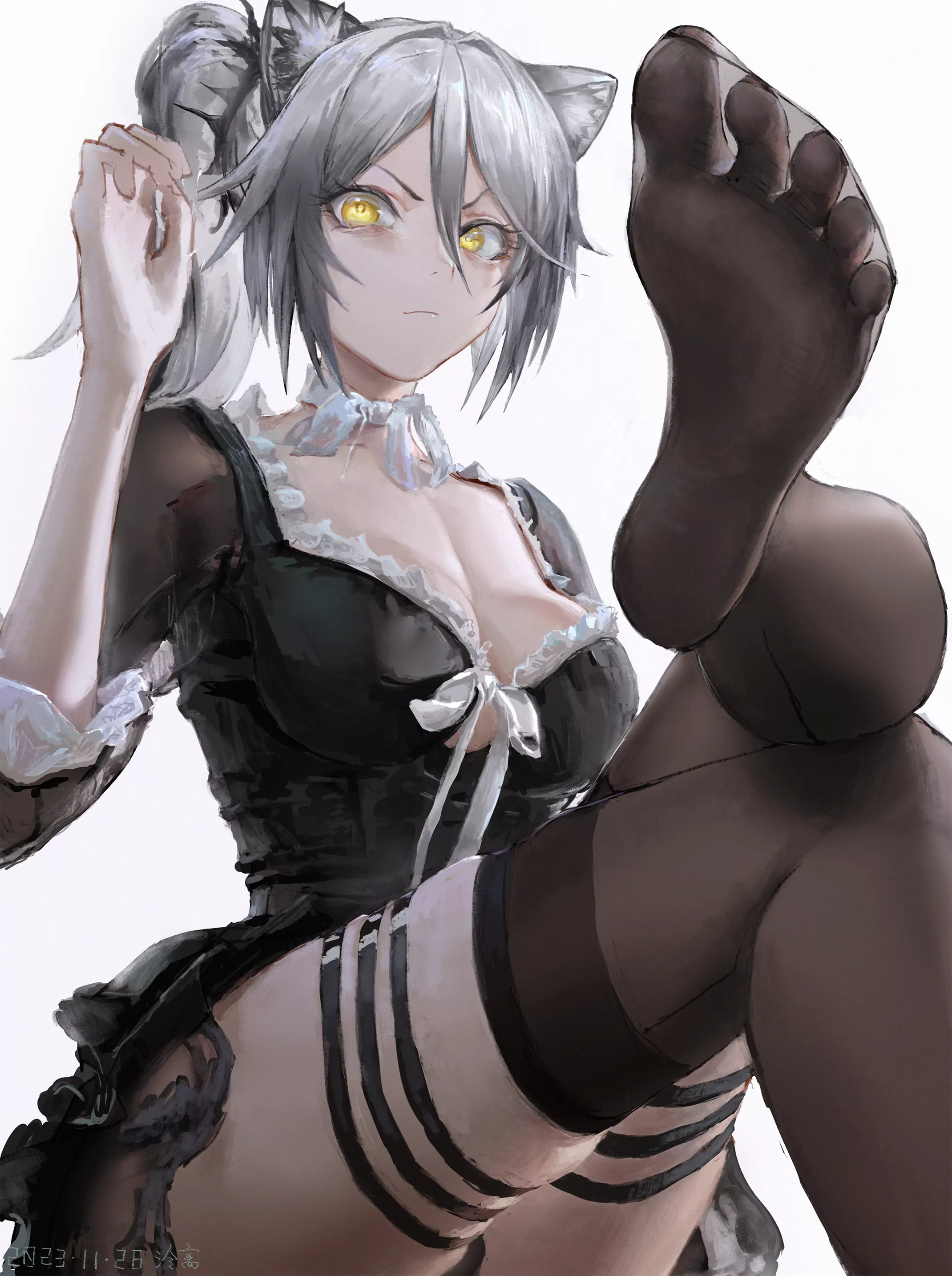 Schwarz [Arknights] posted by CheetahSperm18