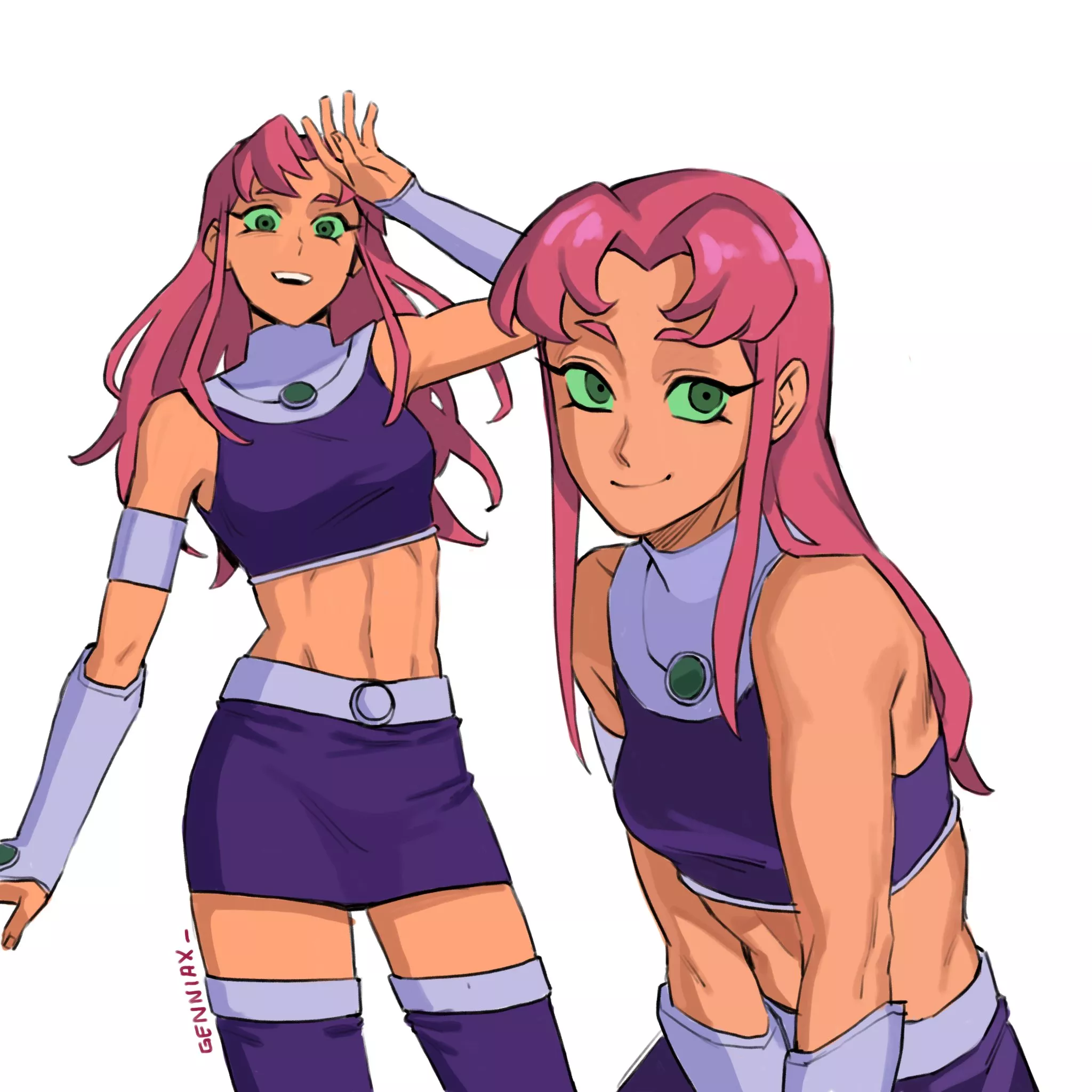 Starfire (Genniax) [Teen Titans] posted by Throwawheylmao