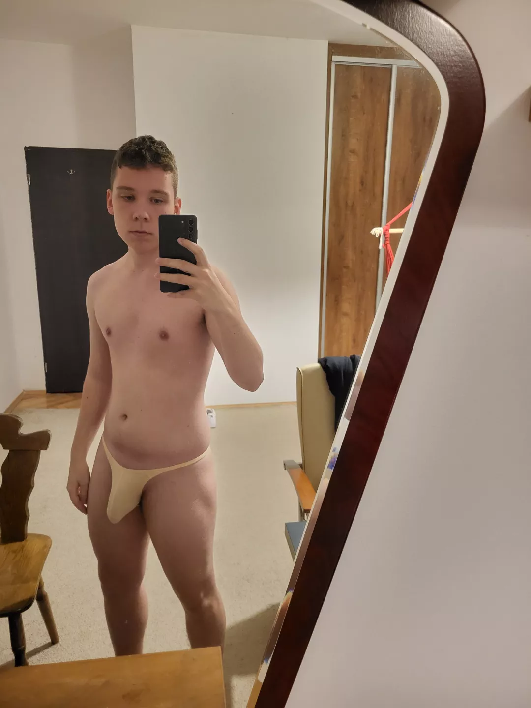 what's your opinion on guys in thongs? posted by Serafin19