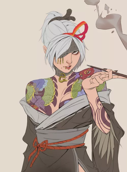 Yakuza 2B by me by Kai0704