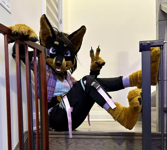 Any other techwear fans out here? 💜🥰💙 by Hojozilla