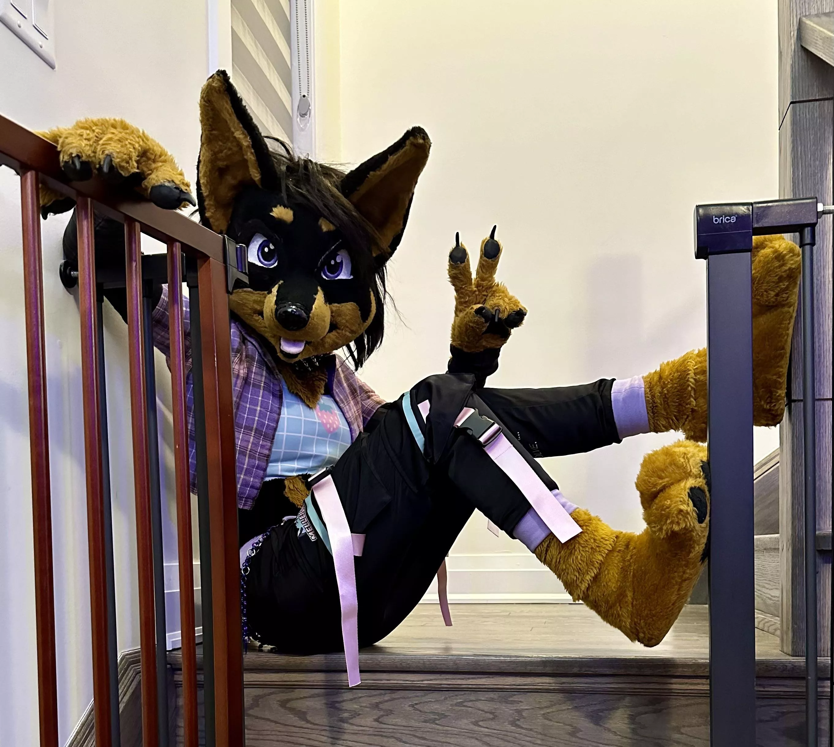 Any other techwear fans out here? 💜🥰💙 posted by Hojozilla