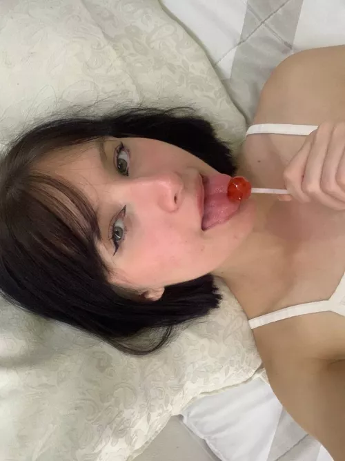 How do I look sucking this lollipop? 18y/o btw by Automatic-Primary-74
