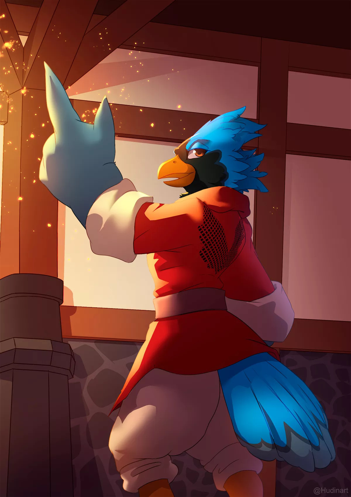 Jade, fullbody commission posted by hudinart