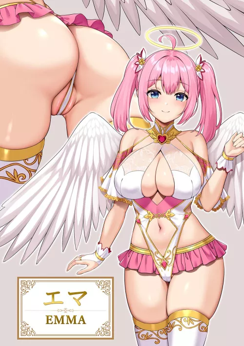 Lewd Angel Emma by xSaviour_N