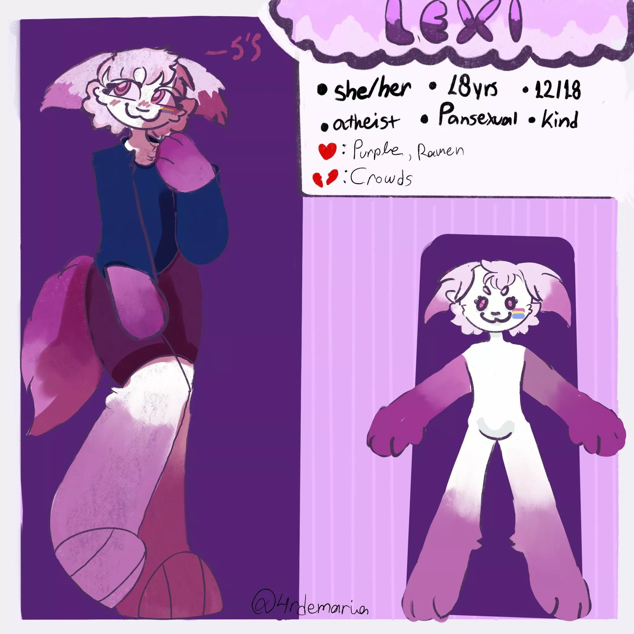 Lexi fanart by u/slight-ability-7600 posted by Sweden_Animates