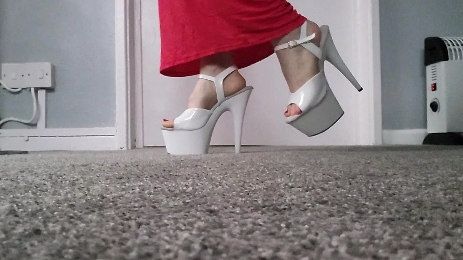 my favorite pair of heels I like too put on after a stressful day at work🔥🔥 posted by markequalsmaria