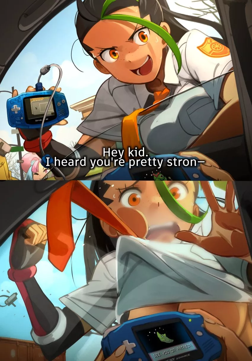 Nemona game boy advance gets stolen (khyleri) [Pokémon Scarlet and Pokémon Violet] posted by 19_ichigo