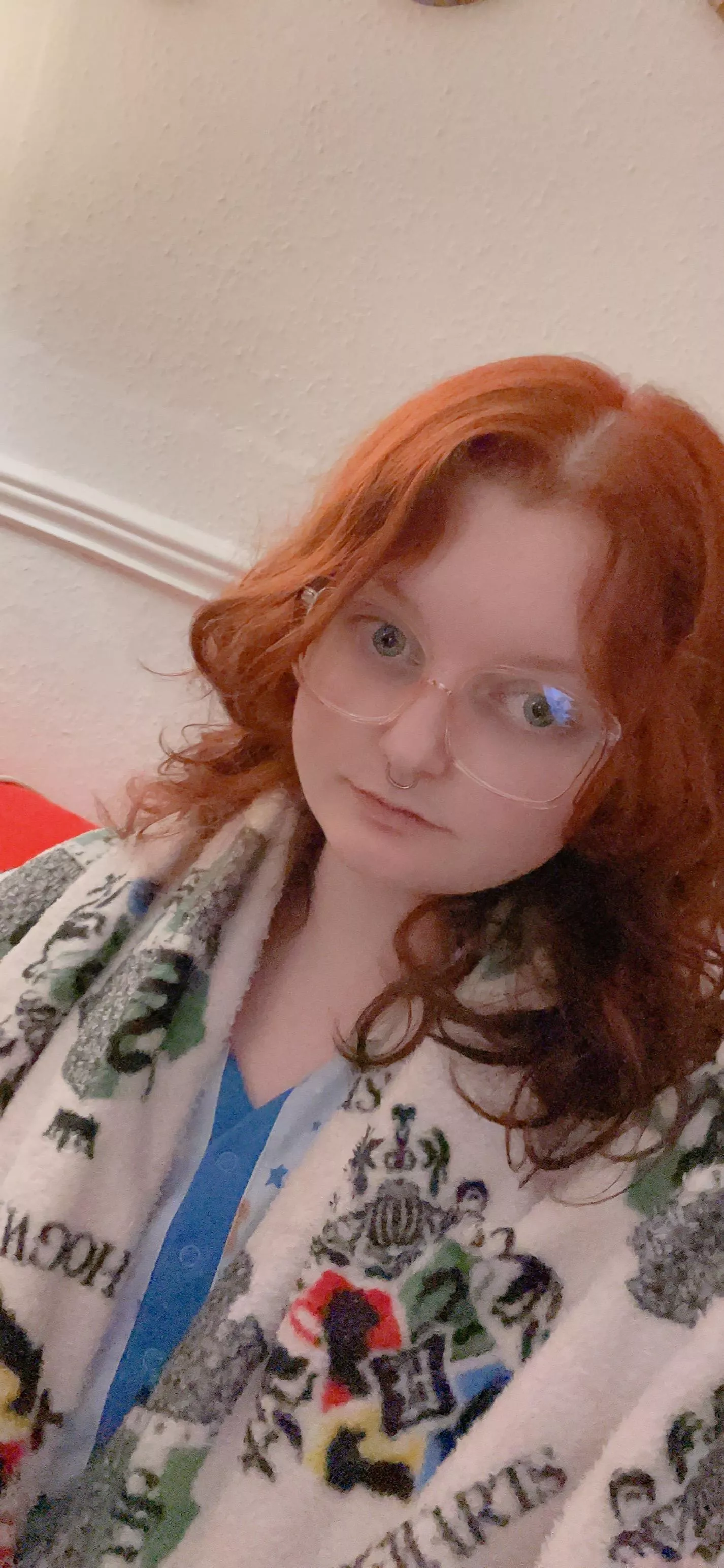 onesie and a blanket yet im still cold!! posted by venus_skyy_