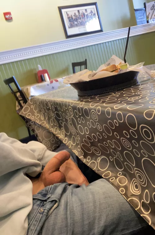 Play with my dick while u take me out to lunch? by BubblezButt_