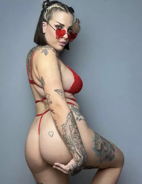 Red g string for Xmas by ottaviia