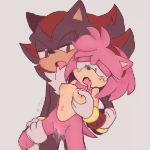 ShadAmy [@MixedupMochii] by emeraldz_99