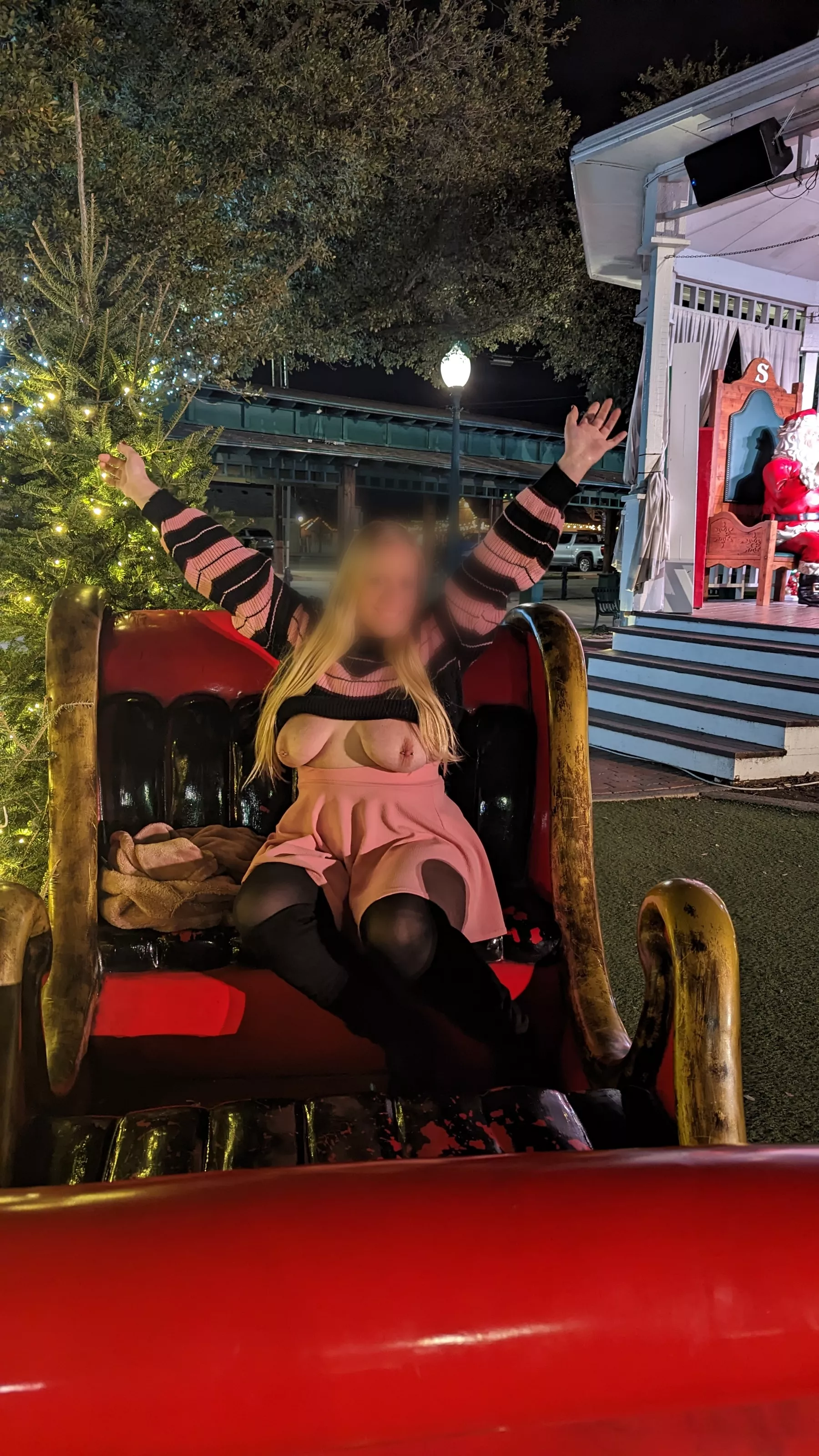 This is why Santa keeps asking if I'll sit on his lap posted by adventurecpl69